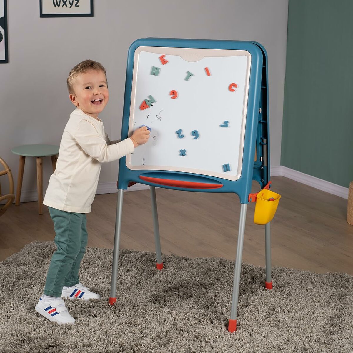 Lavagna Double-face Smoby Pieghevole 80 Pezzi 105 x 49 x 52 cm